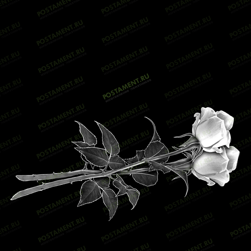 Ритуальные розочки на надгробие 91019