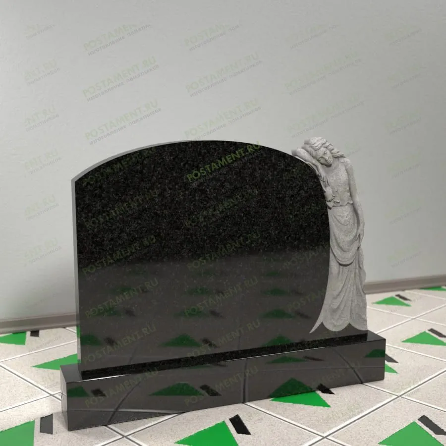Памятник со скорбящей 17847