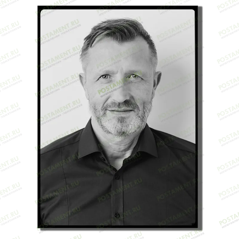 Портрет на металле на памятник 91876