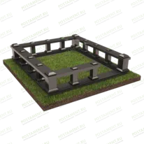 Цоколь на могилу элитный 22154