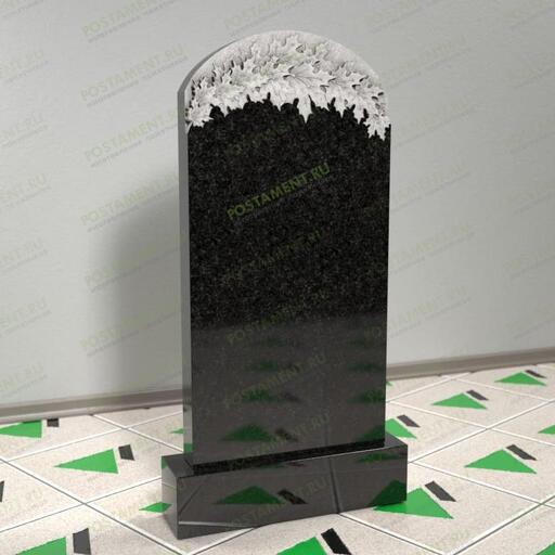 Памятник с кленовыми листьями 