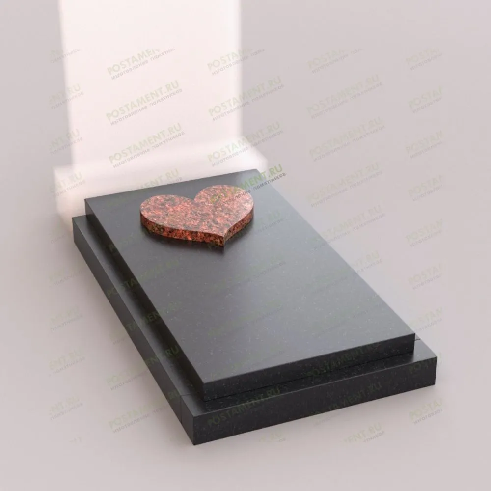 Красивый цветник с резным сердцем 81020