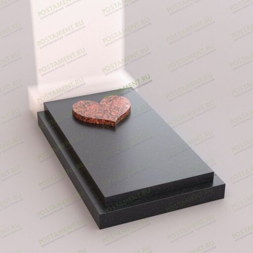 Красивый цветник с резным сердцем 81020