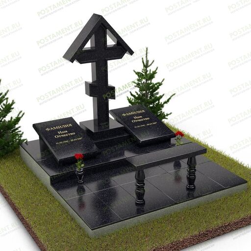 Памятник со старообрядческим крестом 18828