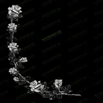 Виньетка с розами 96057