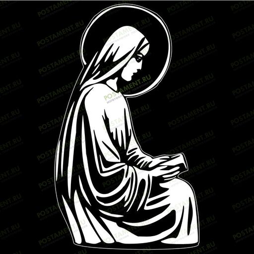Богородица гравировка на памятник 98030