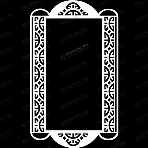 Рамка на памятник гравировка 91213