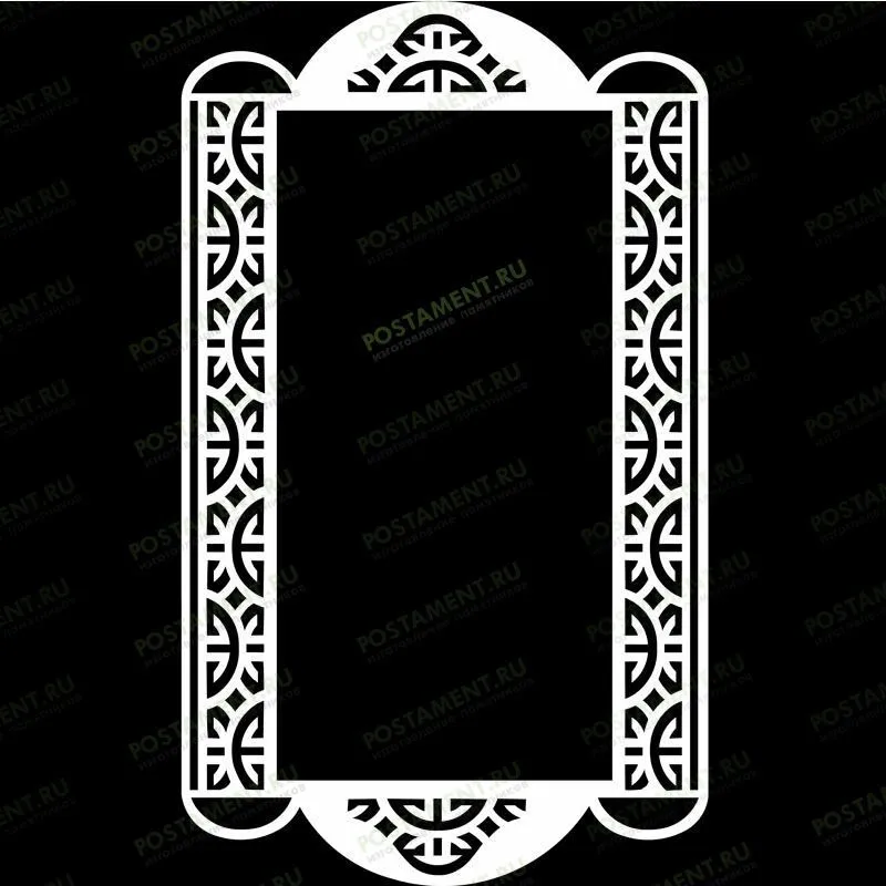 Рамка на памятник гравировка 91213