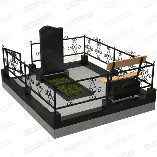 Мемориальный комплекс на могилу 18801