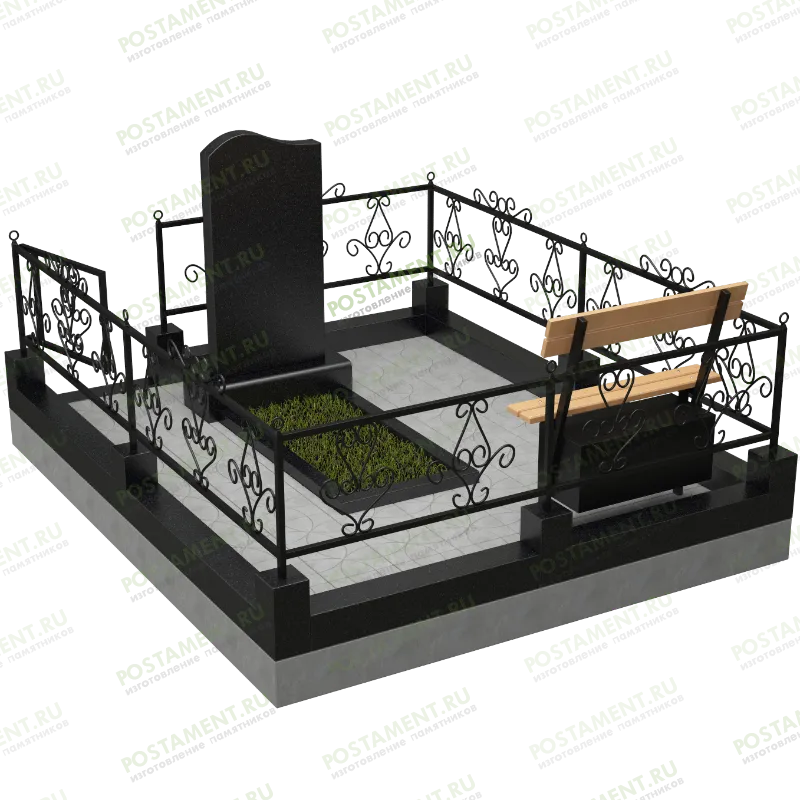 Мемориальный комплекс на могилу 18801