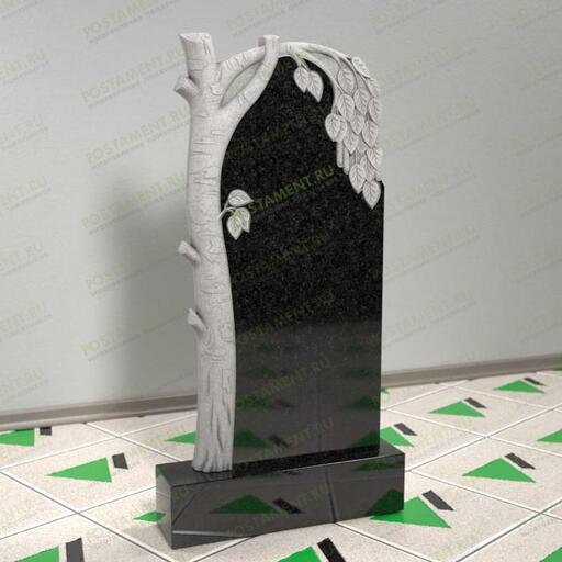 Березка на могилу из гранита 12123