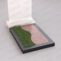 Цветник из гранита 81037