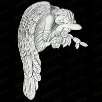 Ангел с розами 94059