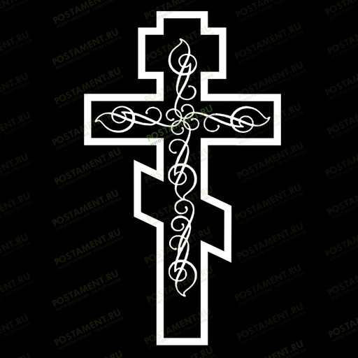 узорный крест на памятник 93048