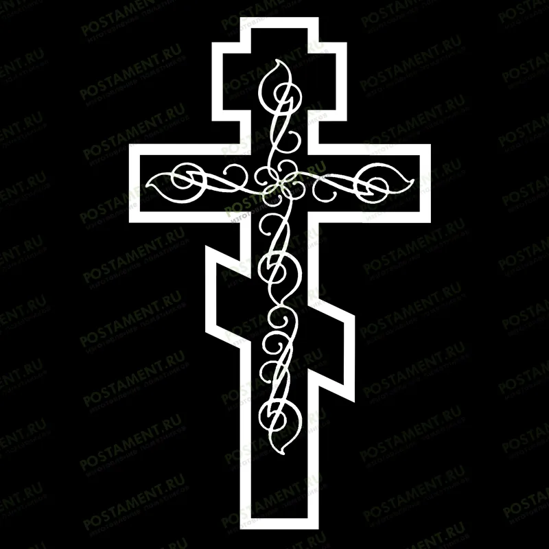узорный крест на памятник 93048