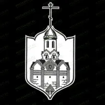 Крест с церковью 93034