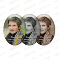 Керамика овал на памятник 91804