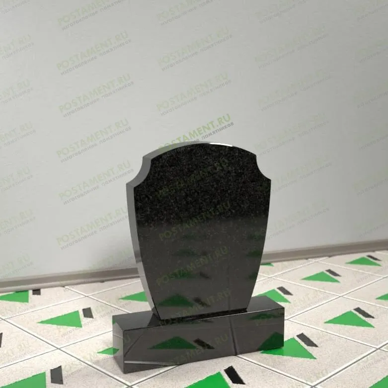 Фигурная стела гранитная маленькая 18202