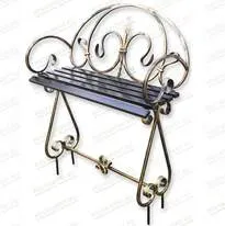 Лавка кованая 50114 для оформления могилы