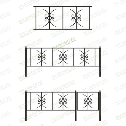 Ограда в форме шипов терновника