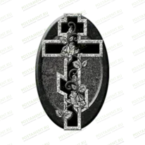 Крест из керамики на памятник 92102