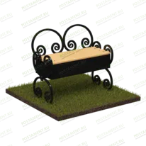 Лавка деревянная 50111 для оформления могилы