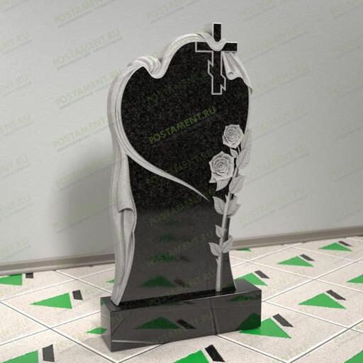 Памятник с сердцем 12676