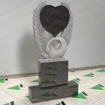 Памятник с лебедем № 12923