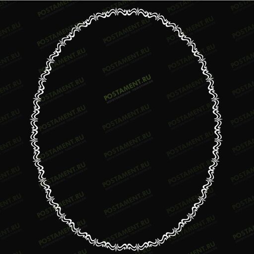 Рамка на памятник гравировка 91249