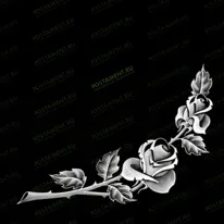 Розы-виньетка 91017