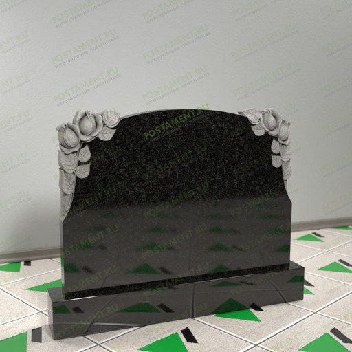 Памятник с розами 17662