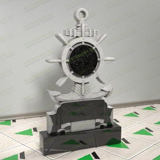 Памятник якорь на могилу 13150