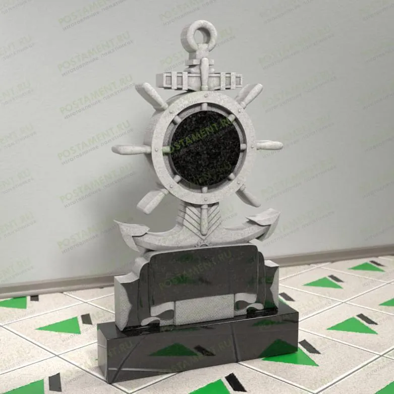 Памятник якорь на могилу 13150