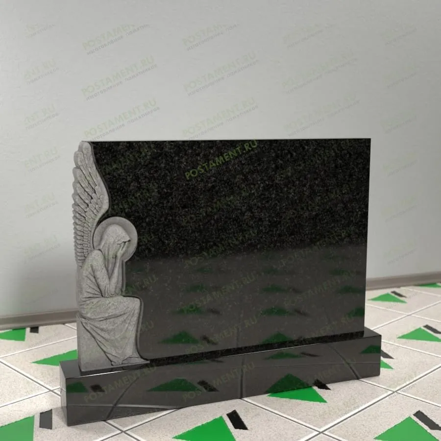 Памятник с ангелом на двоих