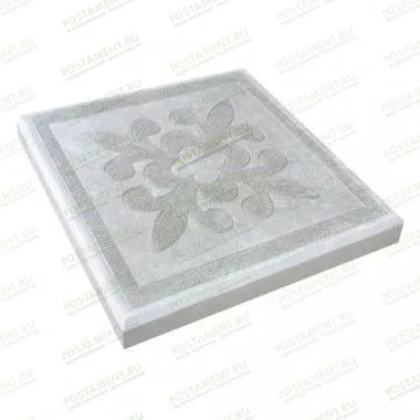 Тротуарная плитка клевер на могилу 60017