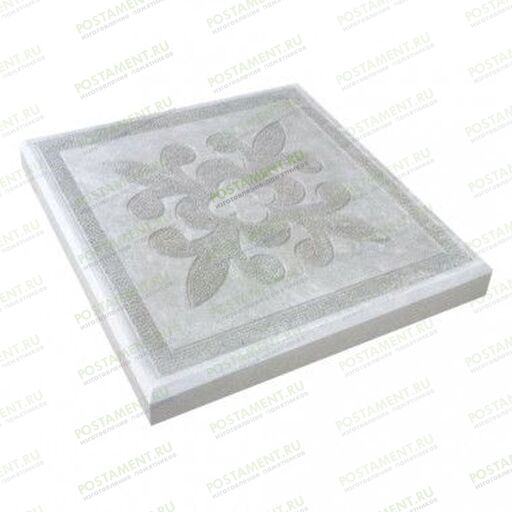 Тротуарная плитка клевер на могилу 60017