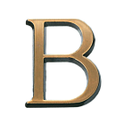 Буквы бронзовые 81900