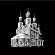 Картинка храма для гравировки на памятнике