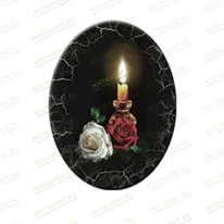 Свеча из керамики на памятник 91984