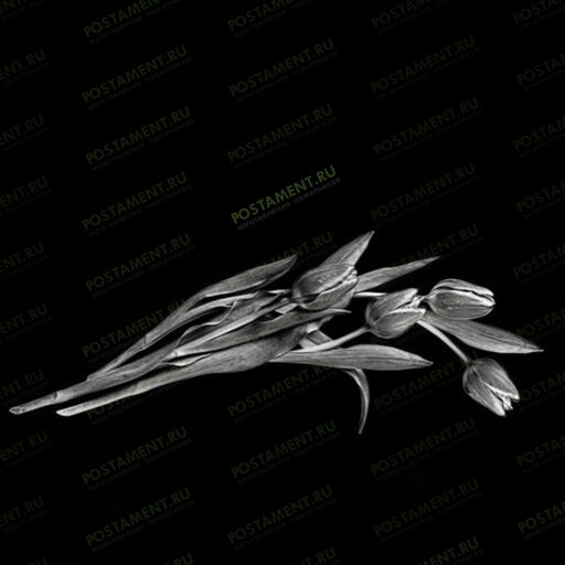 Букет тюльпанов на памятник 91030