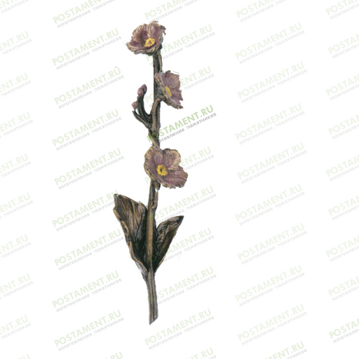 Веточка на памятник из бронзы 82034