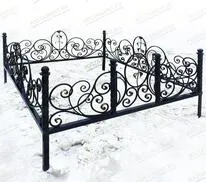 Ограда кованая с розой 34031
