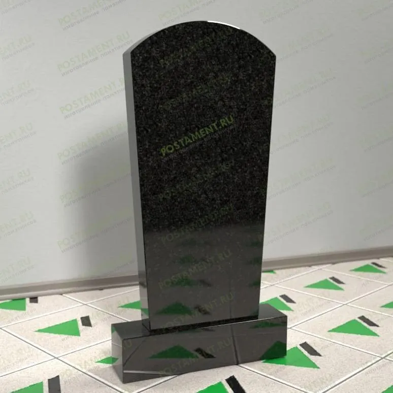 Скошенный памятник на могилу