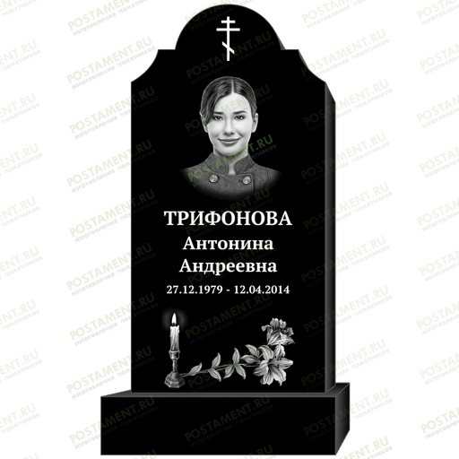 Классическое оформление памятника 95323