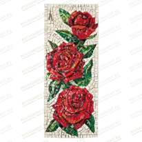 Мозаика с розами на памятник 82604