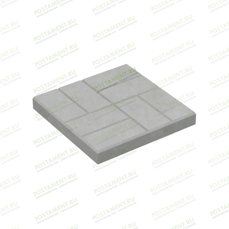 Тротуарная плитка для укладки на могилу 60001