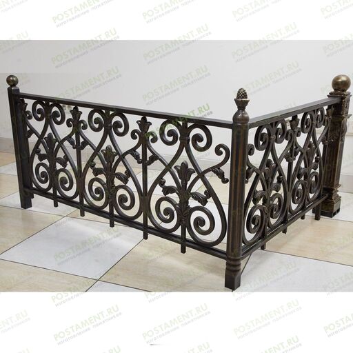 Ограда чугунная на могилу 82920