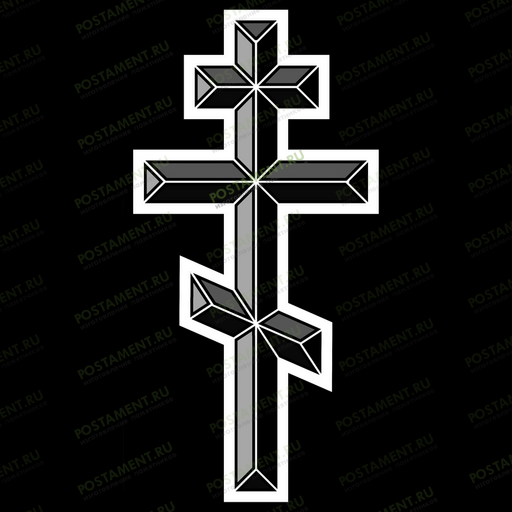 гравировка православного креста на памятник 93040