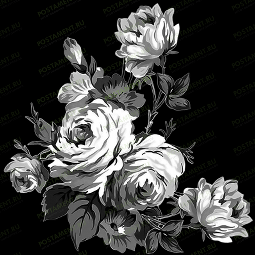 Изображение роз на памятник 91054