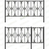 Ограда высокая 33020